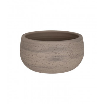 ARTIVASI HEMERA TAUPE CERAMIC POT 29CM
