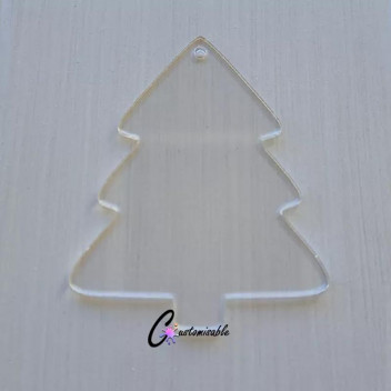 CHRISTMAS TREE ACRYLIC BLANK