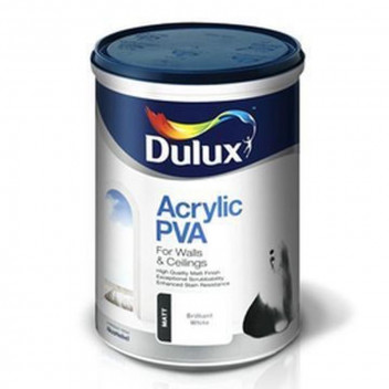 DULUX ACRYLIC MEDIUM BASE 8 PVA BASEPAINT 1L
