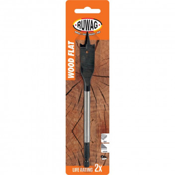 16.00MM WOOD FLAT CARDED