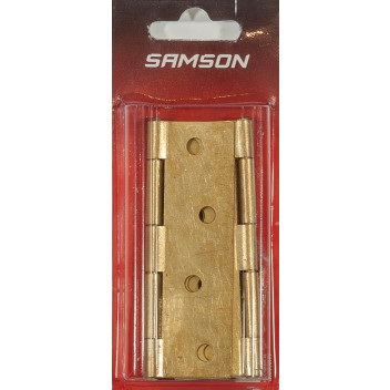 HINGE BUTT STEEL HIN-10018BG BRASS PLATED 100MM