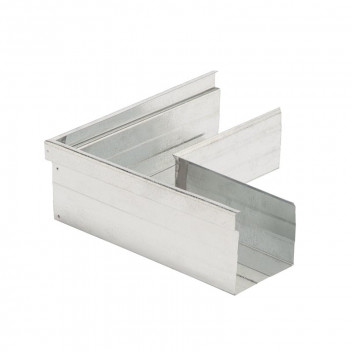 EXTERNAL SQUARE CORNER GUTTER 0.5X125X100MM