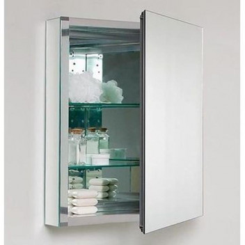 CLEAR CUBE ALUMINIUM SOFT CLOSE MIRROR CABINET 500X660X127MM