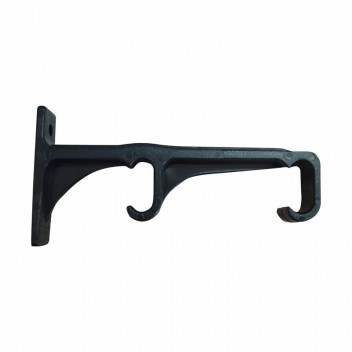 DOUBLE BLACK PLASTIC BRACKETS