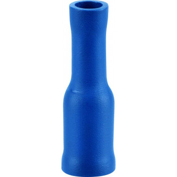 RUWAG PRE-INS BULLET TERMINAL FEMALE BLUE 4MM 25 PER PACK