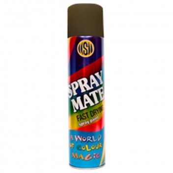 SPRAYMATE SATIN CHOCOLATE FAST DRYING SPRAY PAINT 250ML