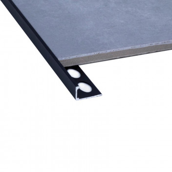STRAIGHT EDGE CHARCOAL BLACK TRIM DECOR  12MM X 2.5M