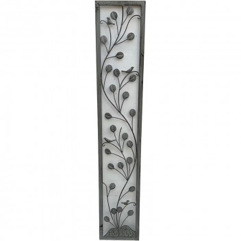 GREY WALL DECOR 23X120CM