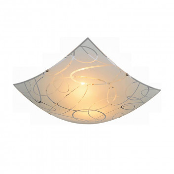 EUROLUX CEILING LIGHT SQUARE WHITE 3XE27