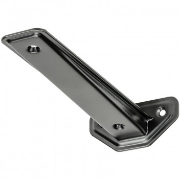 POWDER COATED STEEL FLAT BLACK FLOATING SHELF BRACKET 190X38MM