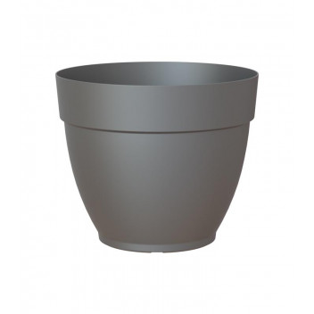 ARTEVASI CAMPANA ANTHRACITE ROUND PLASTIC POT 25CM