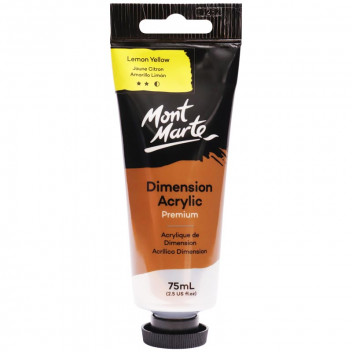 CRAFT LEMON YELLOW ACRYLIC PAINT 75ML