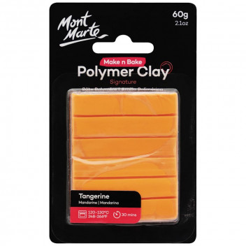 MAKE N BAKE TANGERINE POLYMER CRAFT CLAY