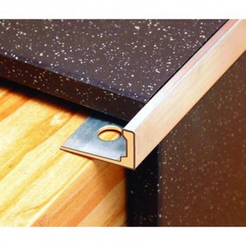 STRAIGHT EDGE MATT SILVER TRIM DECOR  12MM X 2.5M