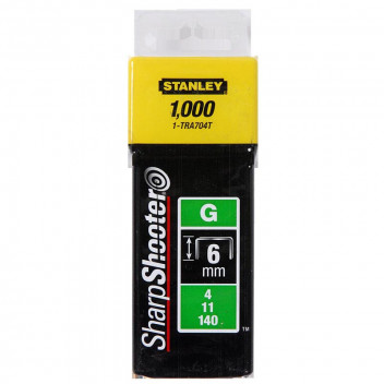 STANLEY HEAVY DUTY SHARP STAPLE 6MM