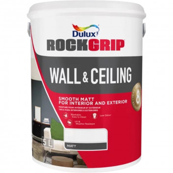 PAINT PVA FINE JEWEL WALL & CEILING ROCKGRIP 5L DULUX