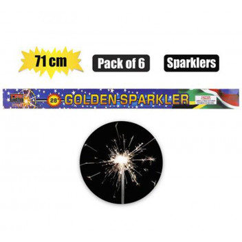 PARTY SPARKLERS 71CM 6PACK