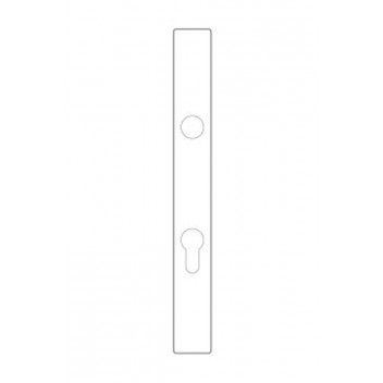 COUPE STAINLESS STEEL DOOR FURN CYLINDER
