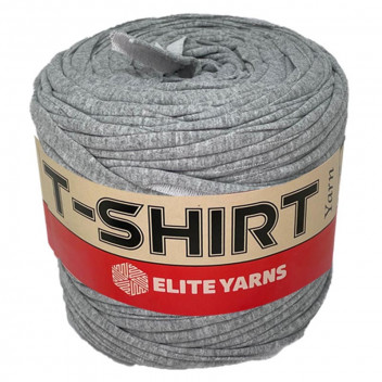 ELITE YARN T-SHIRT LIGHT GREY 700GR