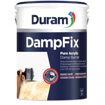 SEALER ACRYLIC DAMP BARRIER DAMPFIX  WHITE 5L DURAM