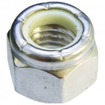 ZINC PLATED NYLOCK NUT 5MM 10PACK