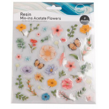 CRAFT RESIN MIX-IN ACETATE FLOWERS