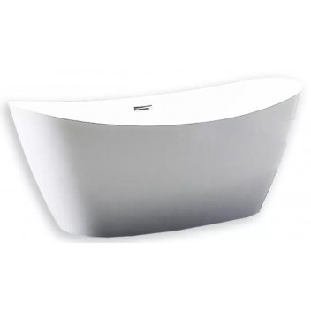 BIJIOU WHITE LAROCHE ACRYLIC FREESTANDING BATH 1700X740X680MM