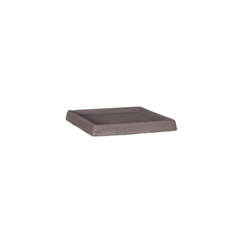 GARDEN SOLUTIONS FIBRE CONCRETE SQUARE TRAY 300MM