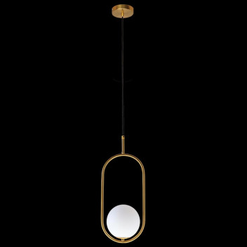 K LIGHT GOLD SHORT LUNA LED G9 PENDANT LIGHT