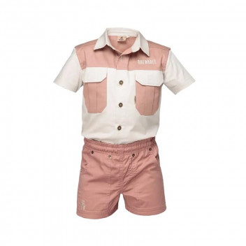 BOERBOEL 5 TO 6 BLUSH PINK AND STONE KIDS SET