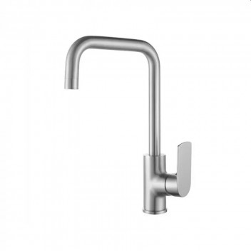 BIJIOU SATIN NICKEL SAVOLE DECK TYPE SINK MIXER