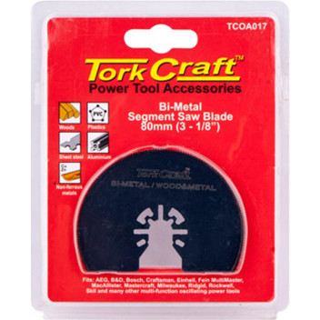 TORK CRAFT QUICK CHANGE SEGMENT SAW BLADE 80MM(3-1/8\')