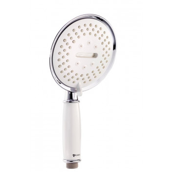 COBRA SNUG WHITE FRONT 3 SPRAY ROUND HAND SHOWER