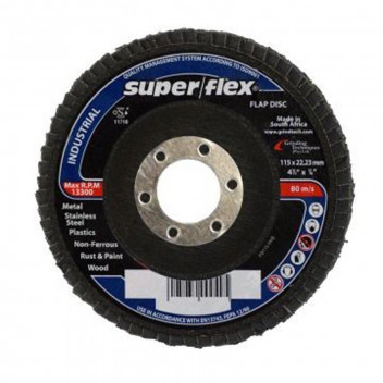 SUPERFLEX INDUSTRIAL FLAP DISC 115X22.23MM 60GRIT