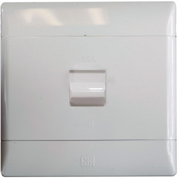CBI WHITE 2POLE STOVE ISOLATOR 100X100