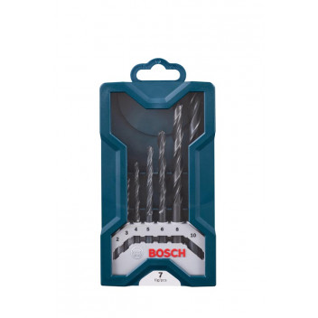 BOSCH MINI-X-BLUE METAL DRILL BIT SET 2ï¿½10MM