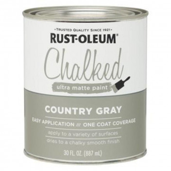 PAINT CHALKED BRUSH-ON COUNTRY GRAY 887ML 285141 R-OLEUM