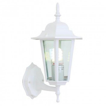 EUROLUX WHITE 6 PANEL UP FACING LANTERN