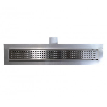 BLUTIDE BRUSHED STAINLESS STEEL 500MM CHANNEL SHOWER