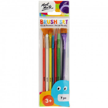 CRAFT KIDS BRUSH SET 7 PIECE