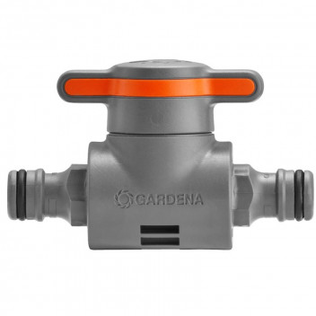 GARDENA WATERFLOW COUPLING WITH REGULATOR VALVE 13MM
