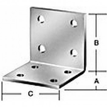 CONNECTOR ANGLE 70904000 SENDZIMIR GALVANIZED 40X40X40MM