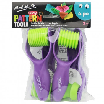 CRAFT CLAY PATTERN TOOLS 4 PIECE