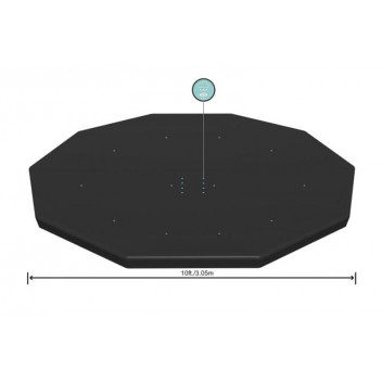 BESTWAY ROUND POOL COVER FRAME 3.05CM