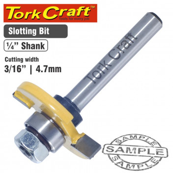 BIT ROUTER SLOTTED 3/16INCH 4.76MM CKP1102 TORK CRAFT