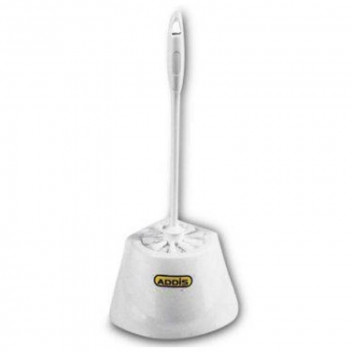 ADDIS WHITE TOILET BRUSH SET