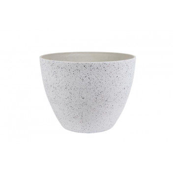 POT NOVA TERRAZO WHITE D29 H22