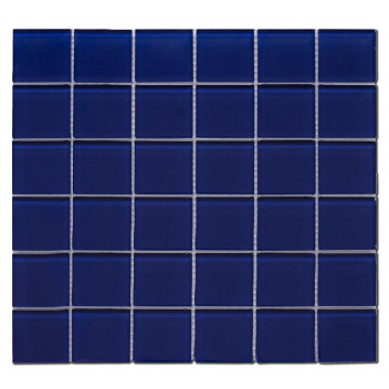 Global Stone Mosaic Tile 300MMx300MM Oxford Blue Glass
