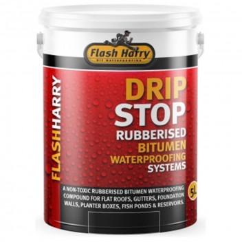 FLASH HARRY (FISH PONDS) BLACK DRIP STOP FUBBERISED WATERPROOFING 1L