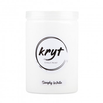 KRYT CHALK PAINT SIMPLY WHITE 1L